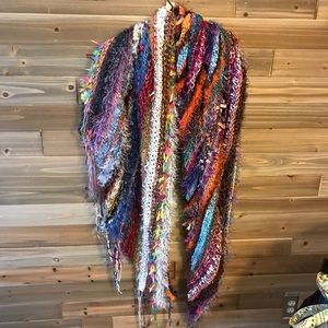 Handmade crocheted shawl! Perfect condition!